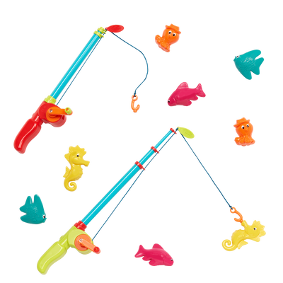 Toy fishing set.
