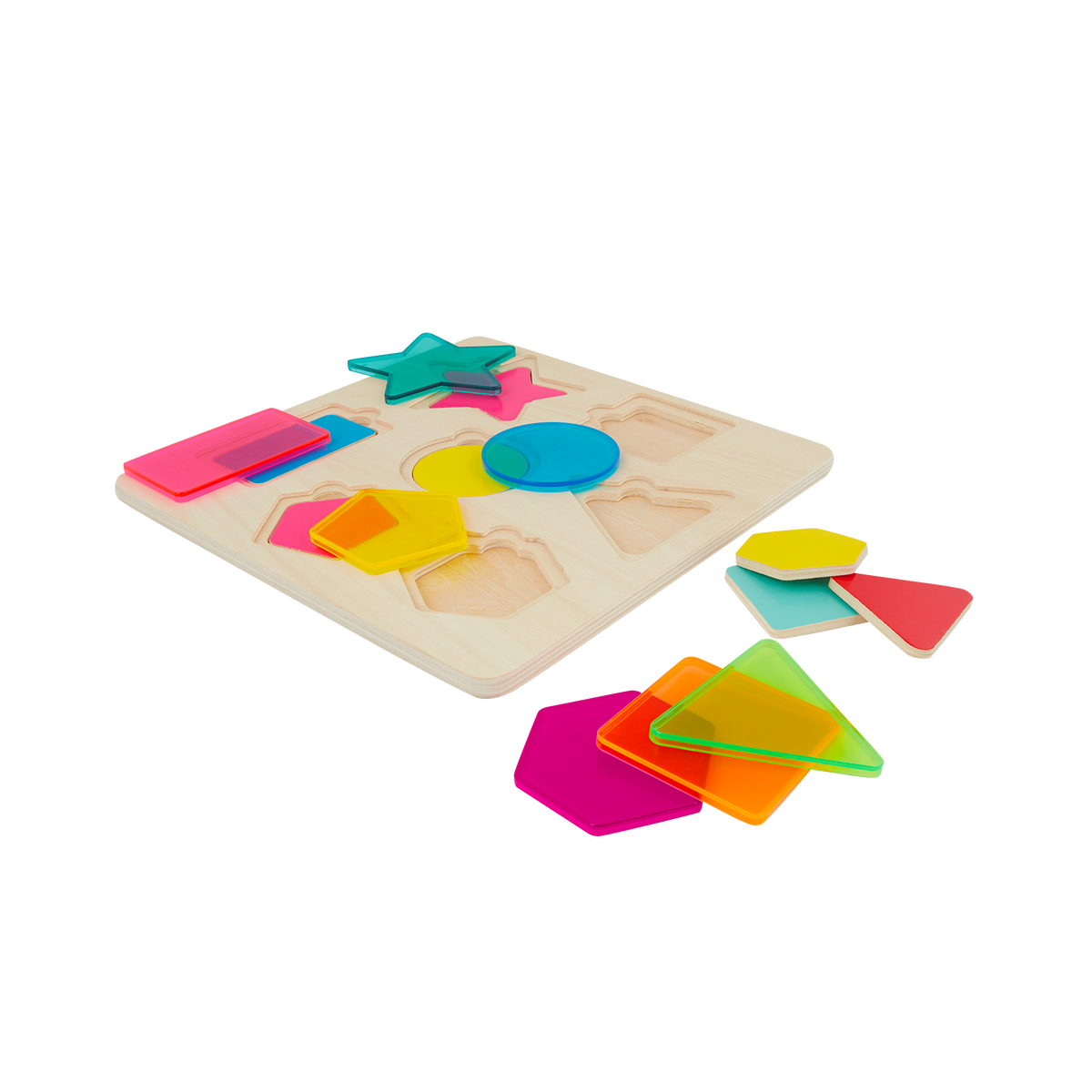Rainbow Stack 'n' Sort | Shape Sorting Puzzle | B. toys | The Play Room