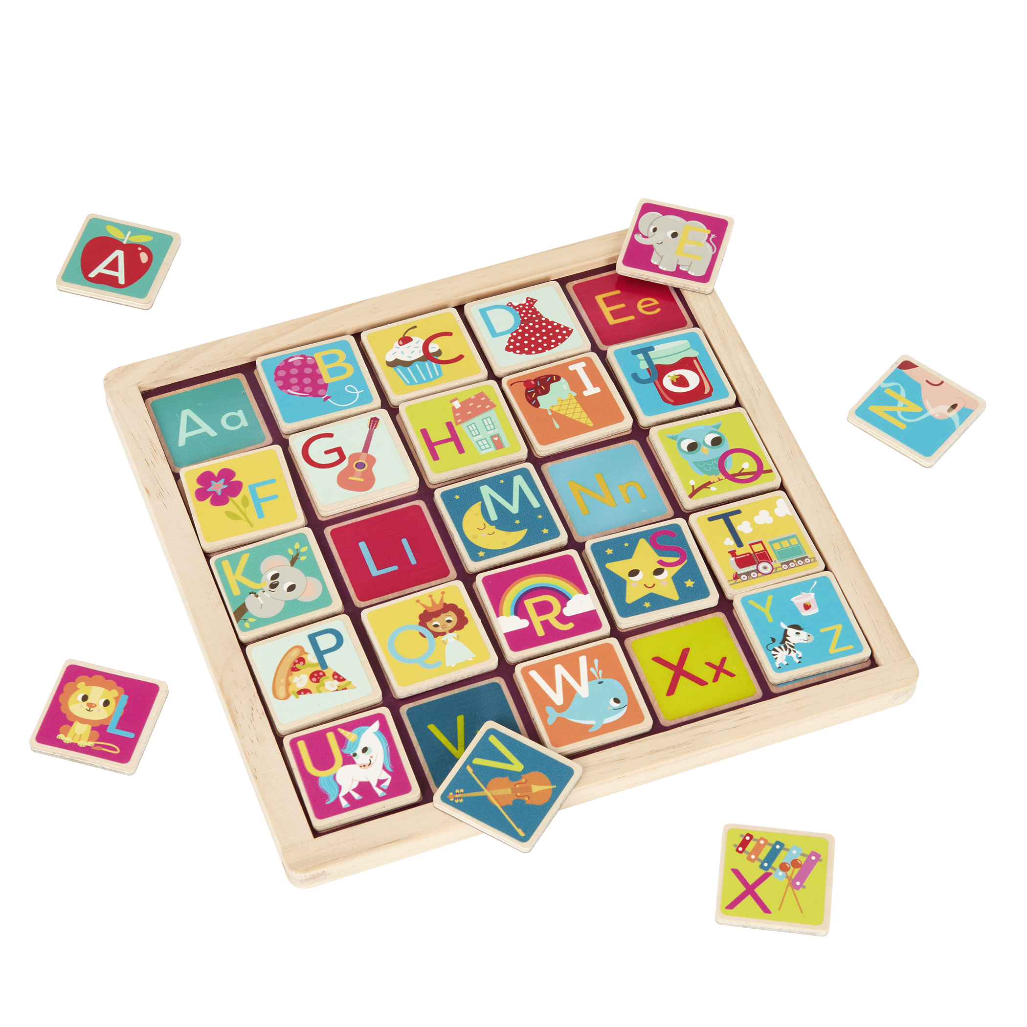 Two wooden puzzles.