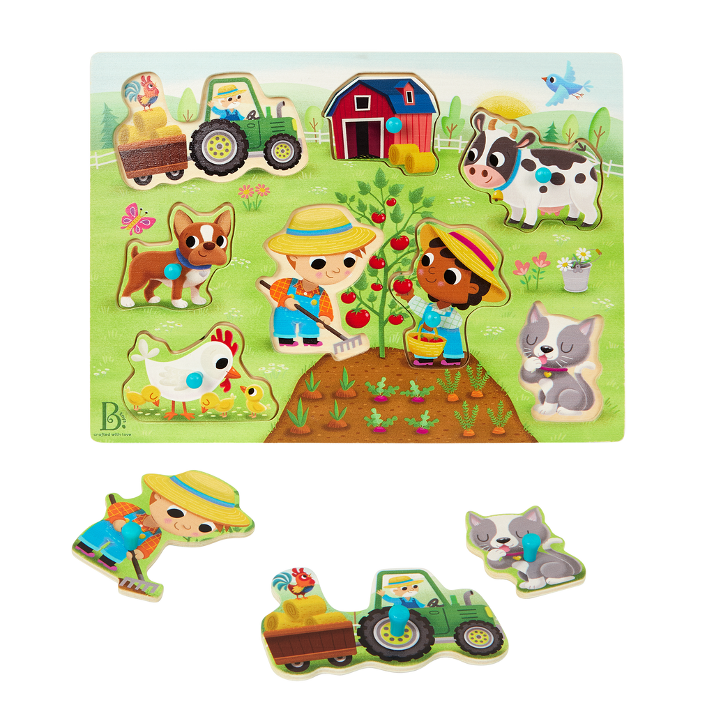 Farm peg puzzle.