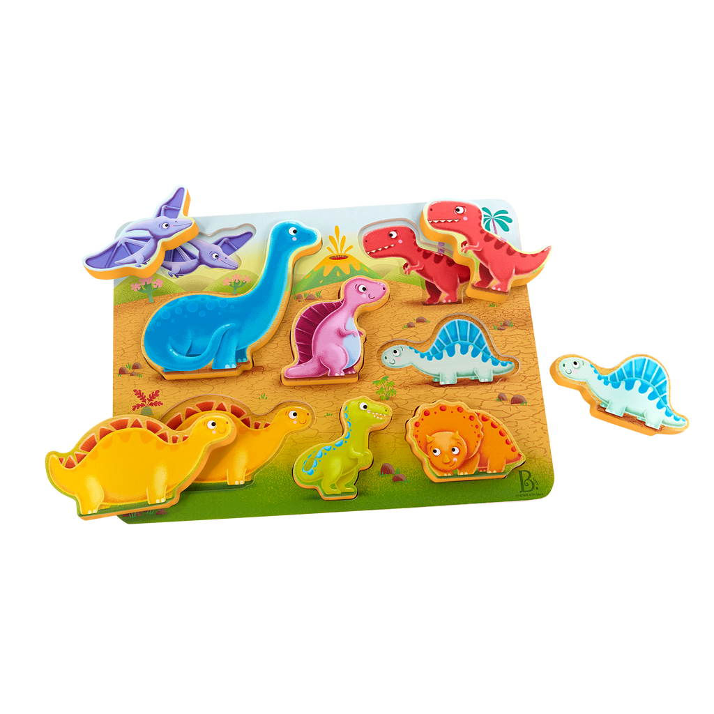 Chunky dinosaur puzzle.