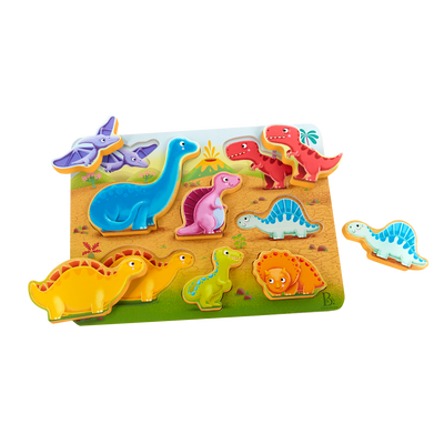 Chunky dinosaur puzzle.