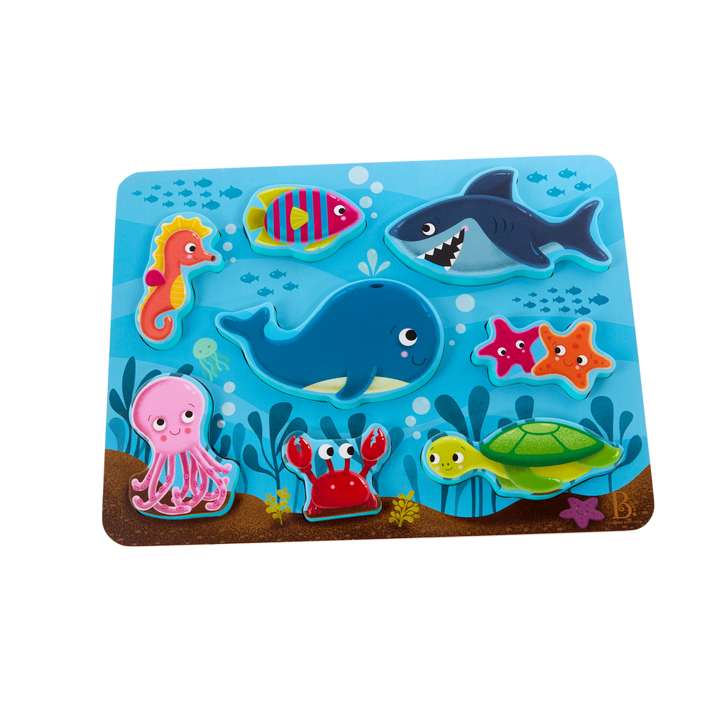 Chunky ocean animals puzzle.
