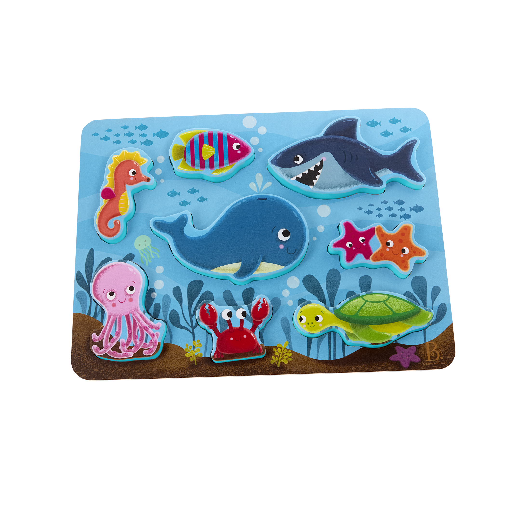 Chunky ocean animals puzzle.