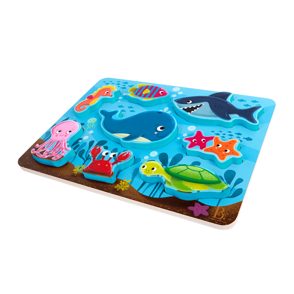 Chunky ocean animals puzzle.