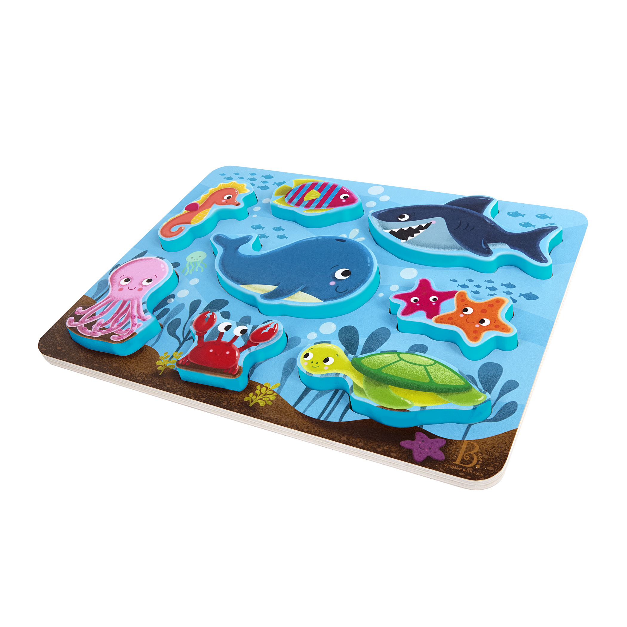 Chunky ocean animals puzzle.
