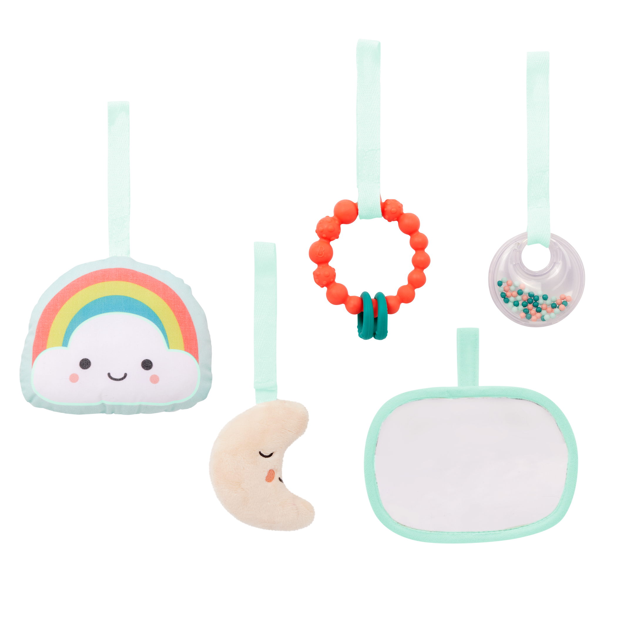 Sensory baby activity gym cotton mat hanging toys