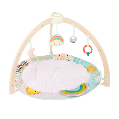 Sensory baby activity gym cotton mat hanging toys