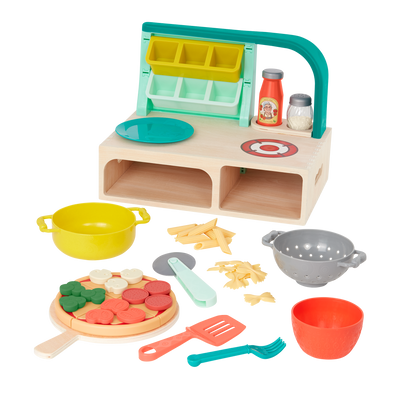Pizza and pasta play set.