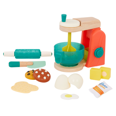 Toy baking set.