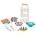 Play kitchen accessories.