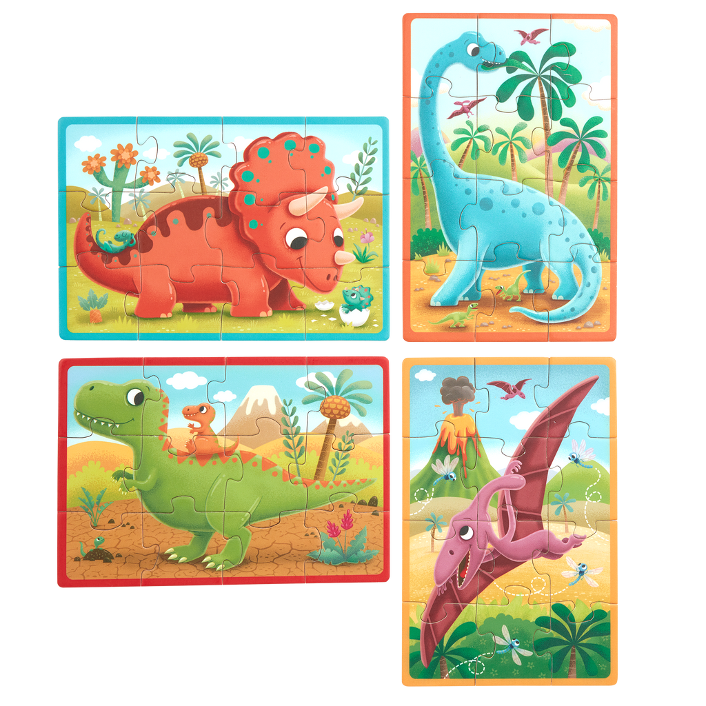 Dinosaur jigsaw puzzles.