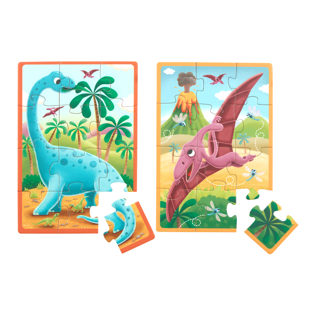 Dinosaur jigsaw puzzles.