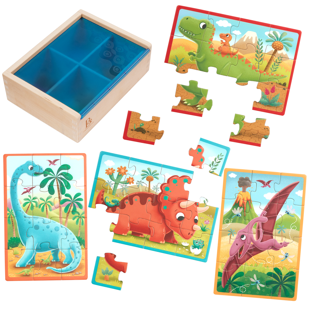 Dinosaur jigsaw puzzles.