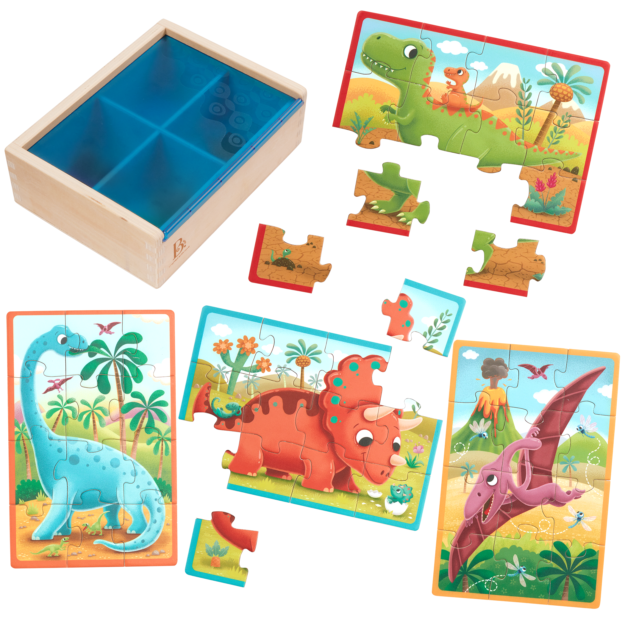 Dinosaur jigsaw puzzles.