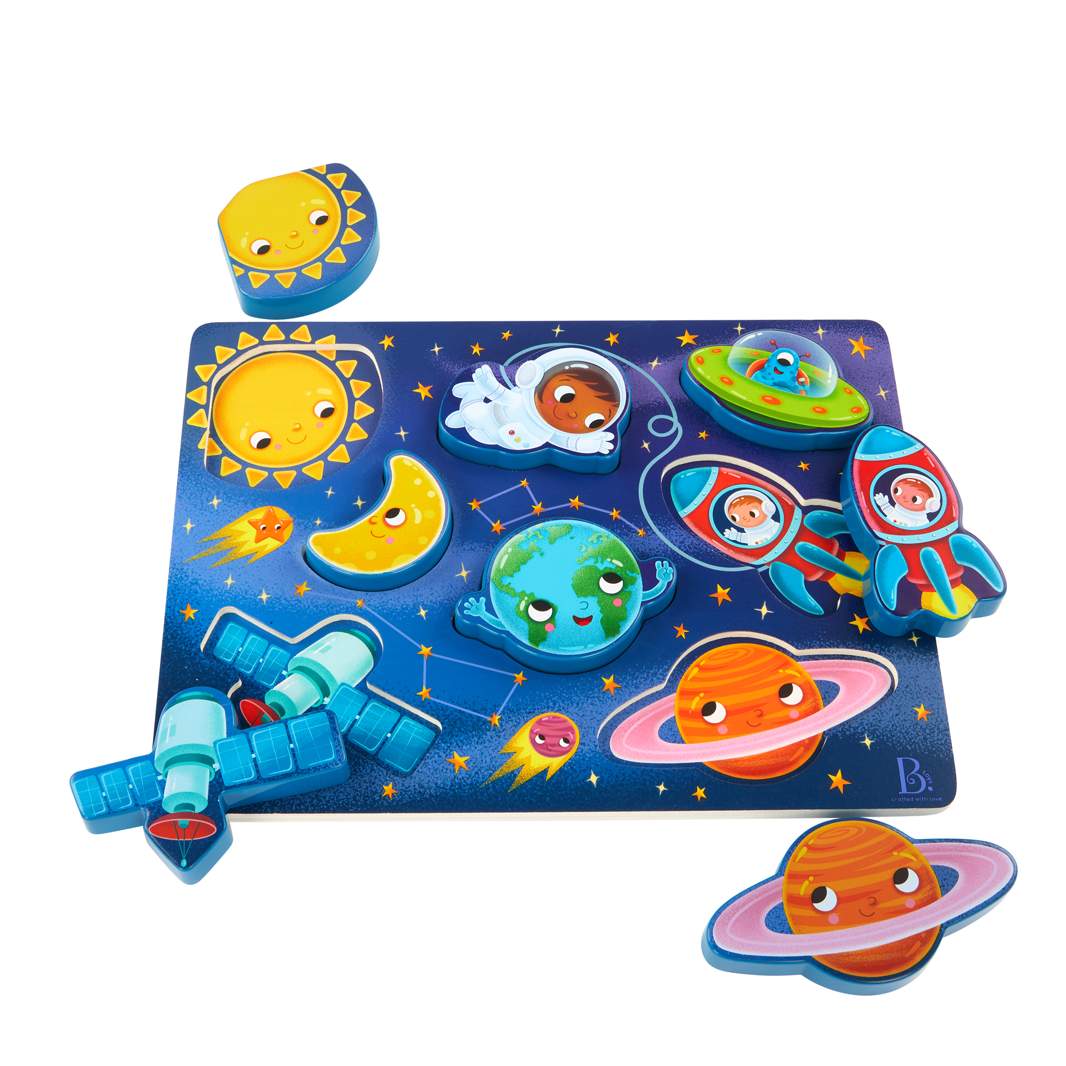Outer space chunky puzzle.