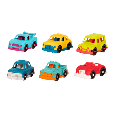 Mini toy vehicles.