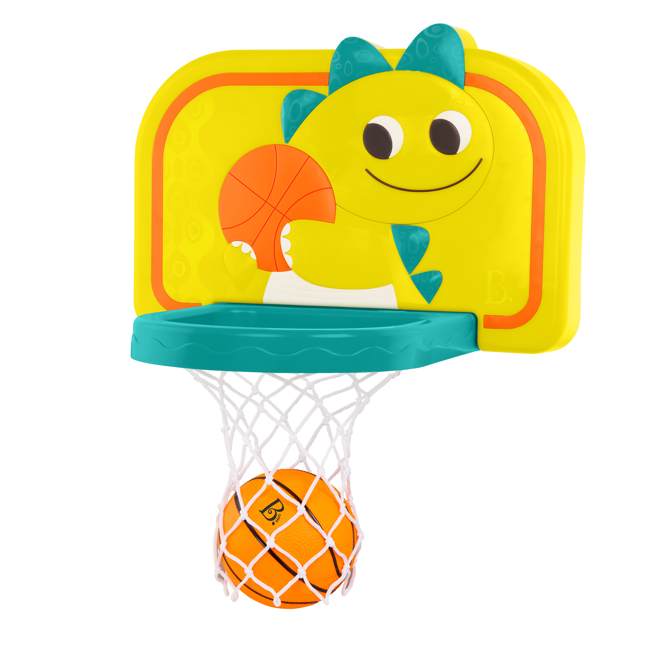 Adjustable kids basketball net door hanging