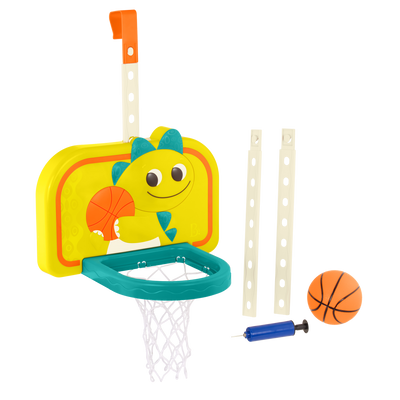 Adjustable kids basketball net door hanging