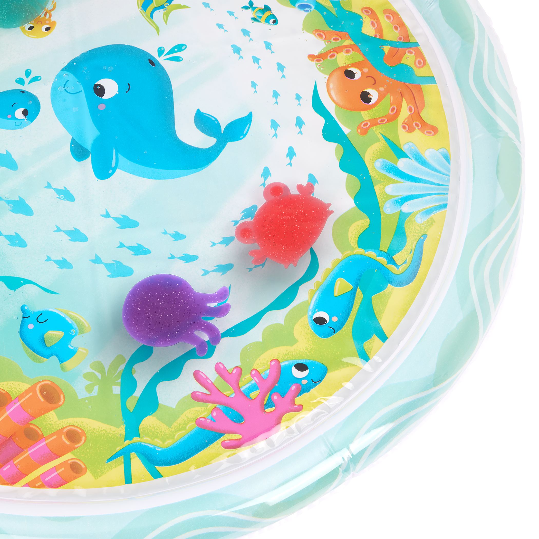 Baby sensory water mat tummy time activity