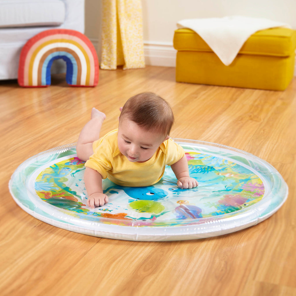 Baby sensory water mat tummy time activity