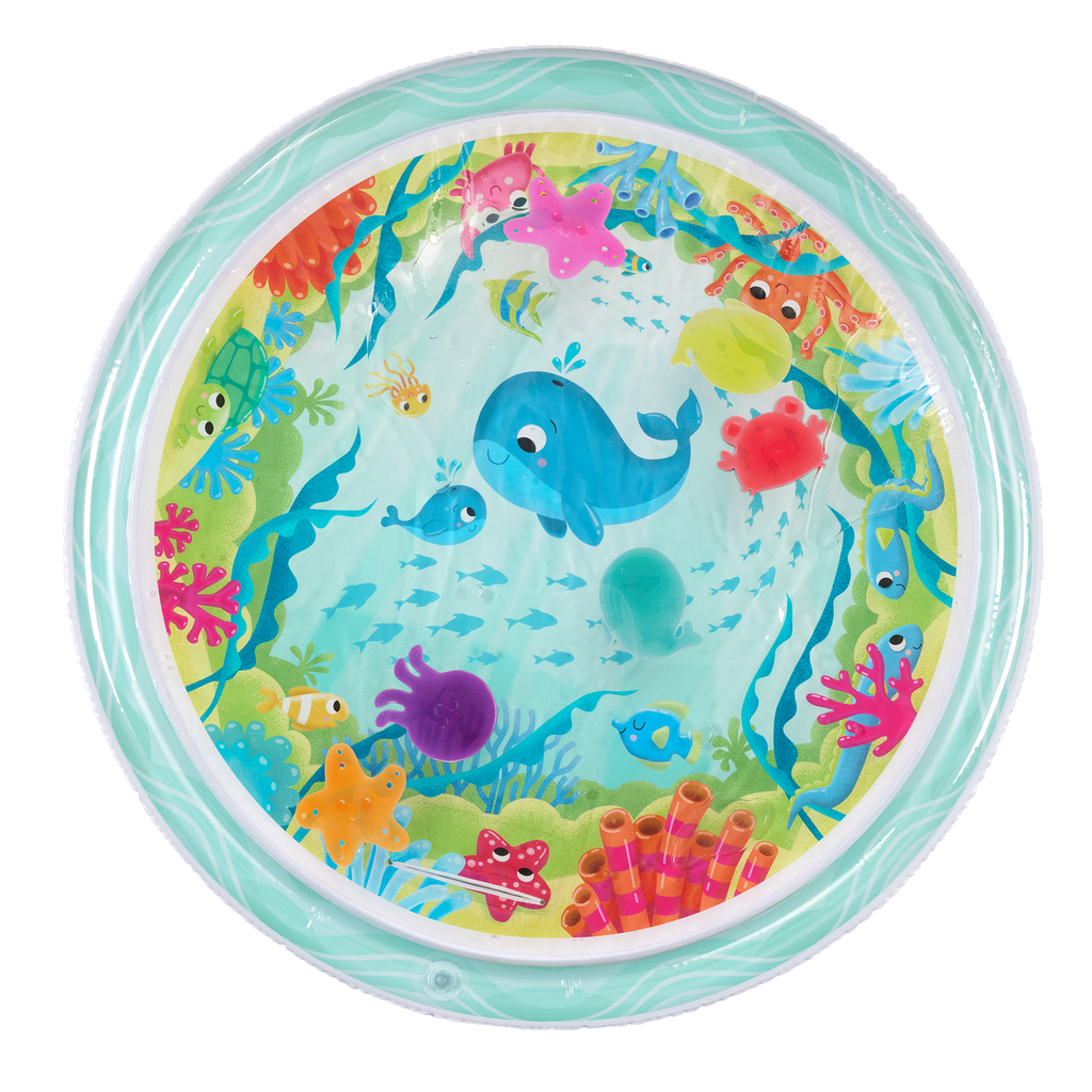 Baby sensory water mat tummy time activity