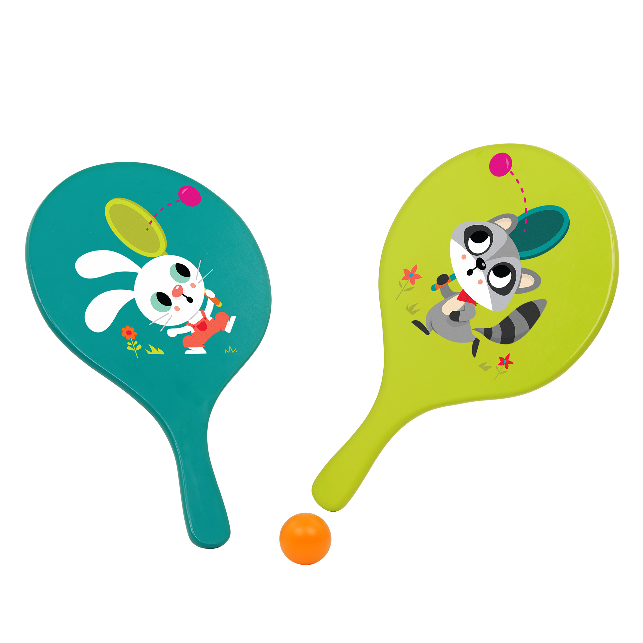 Bouncy paddle ball game for kids summer