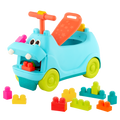 B. toys - LocBloc Hippo Ride-On with Blocks