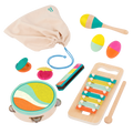 Wooden instruments pack for kids toddlers xylophone percussion