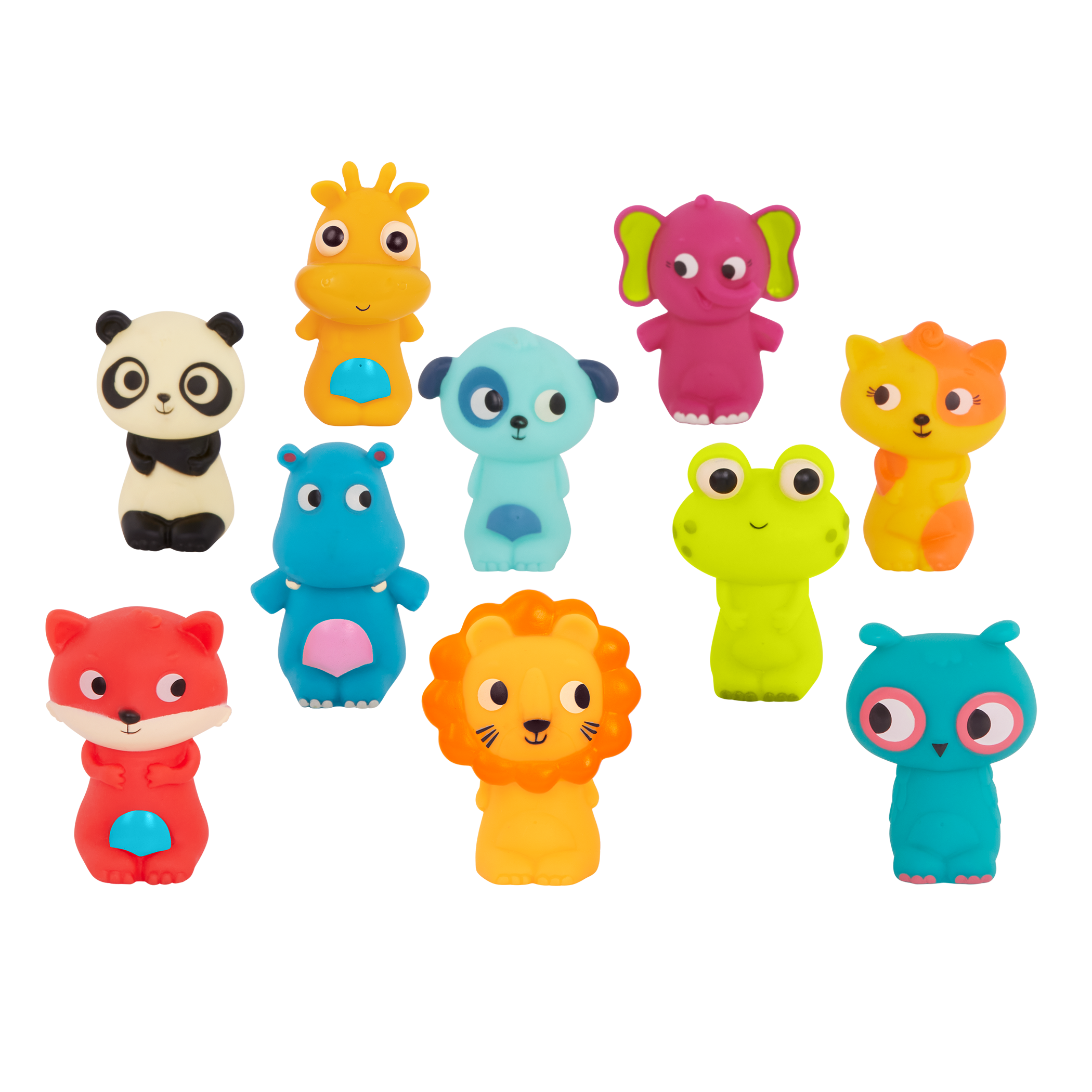 Animal finger puppets set for toddlers bath toy