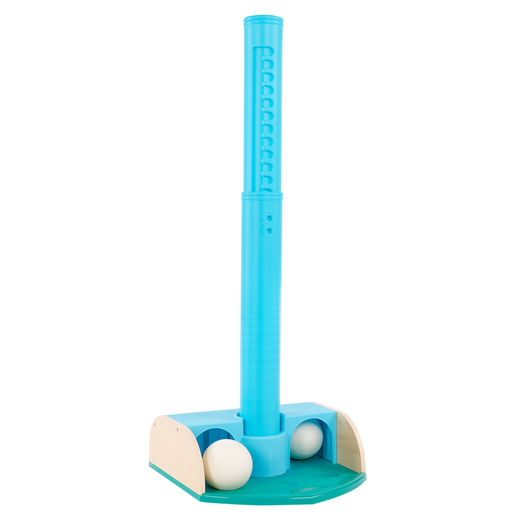 Toddler kids tee ball set with bat and balls