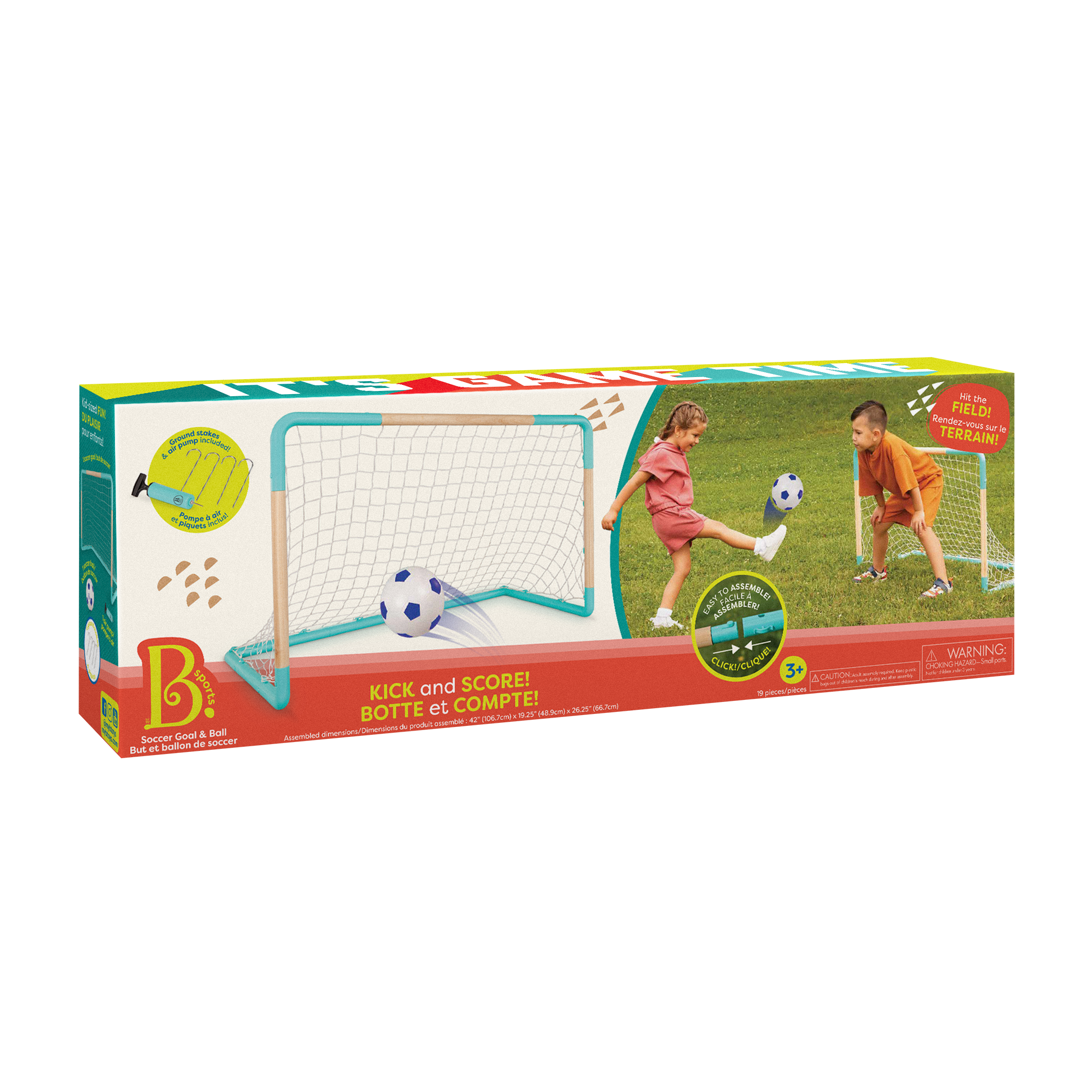 B. toys – B. sports Soccer Goal