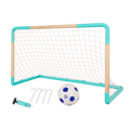 B. sports kids-sized soccer net and ball