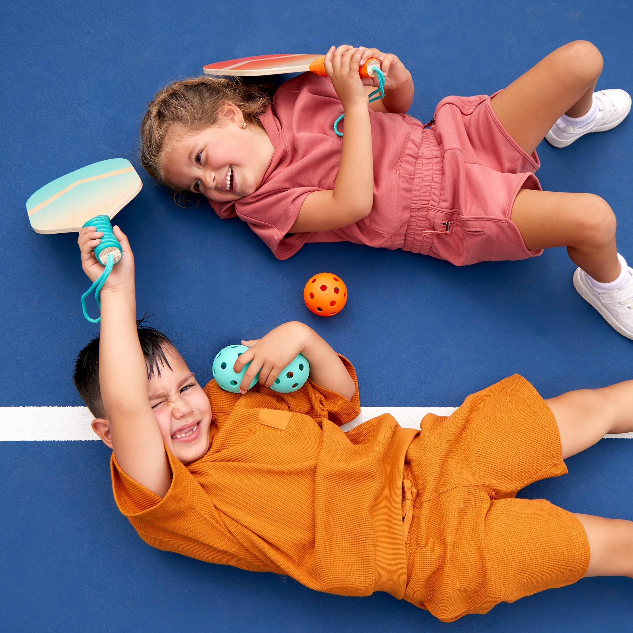 Kids pickleball set 2 paddles storage bag