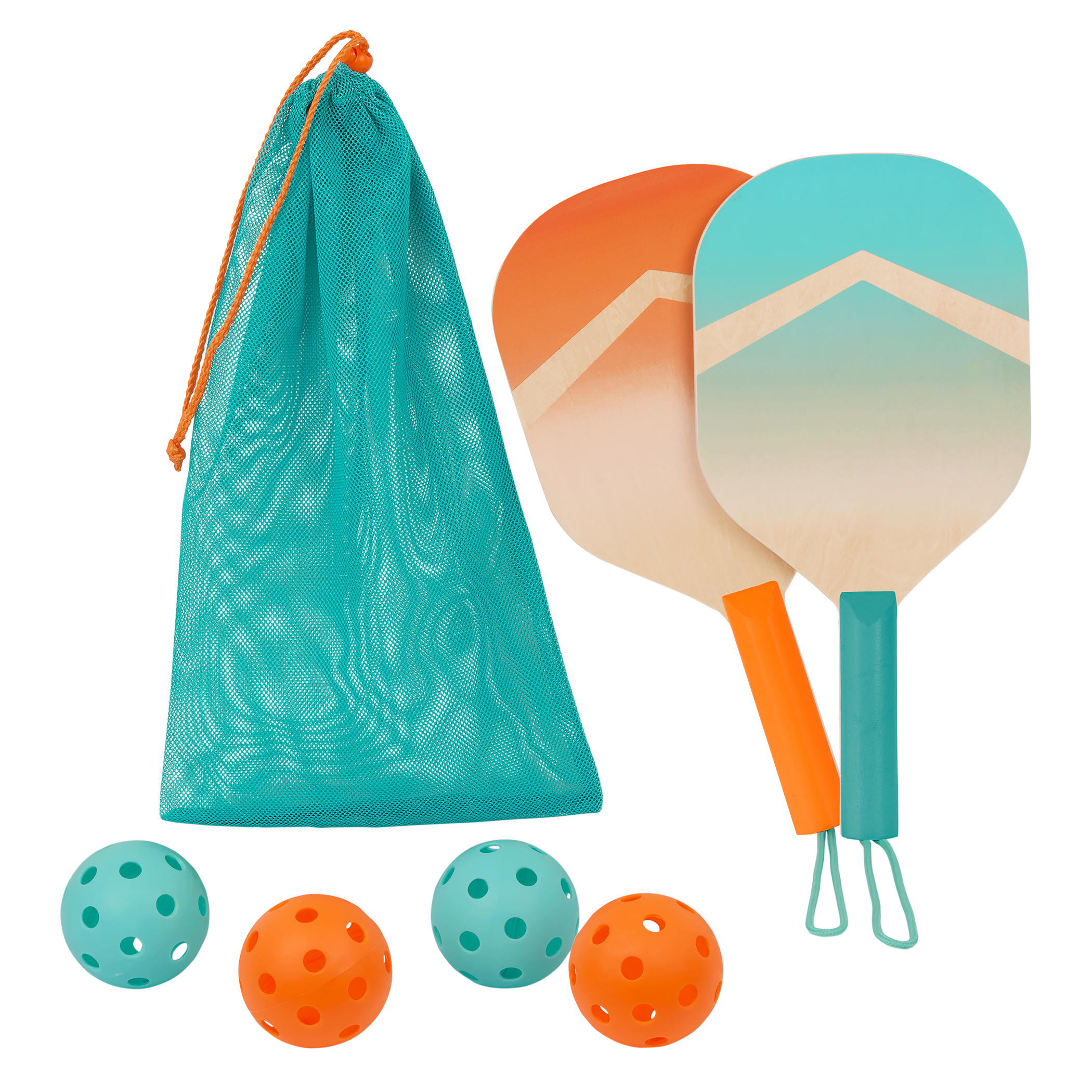 Kids pickleball set 2 paddles storage bag