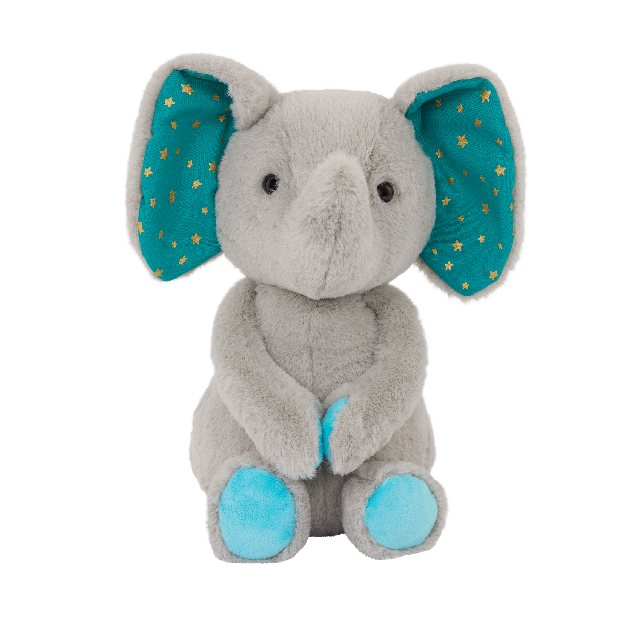 Grey plush elephant stuffed animal squishy