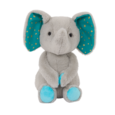 Grey plush elephant stuffed animal squishy