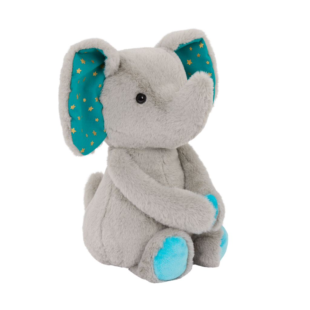 Grey plush elephant stuffed animal squishy