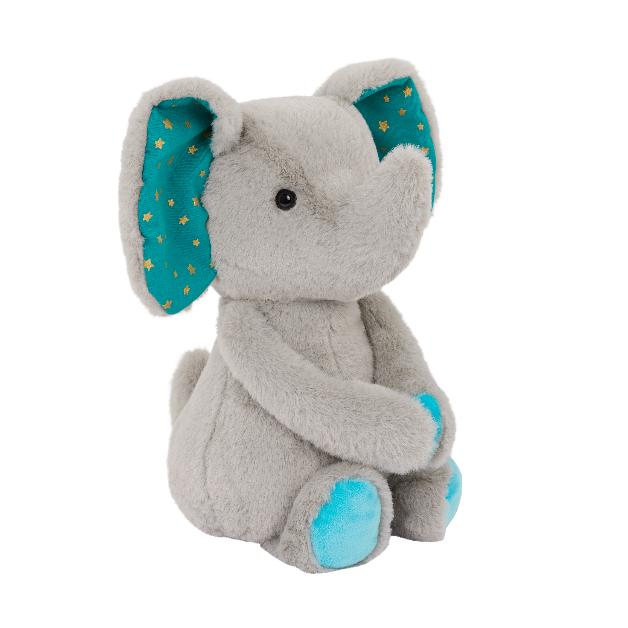 Grey plush elephant stuffed animal squishy