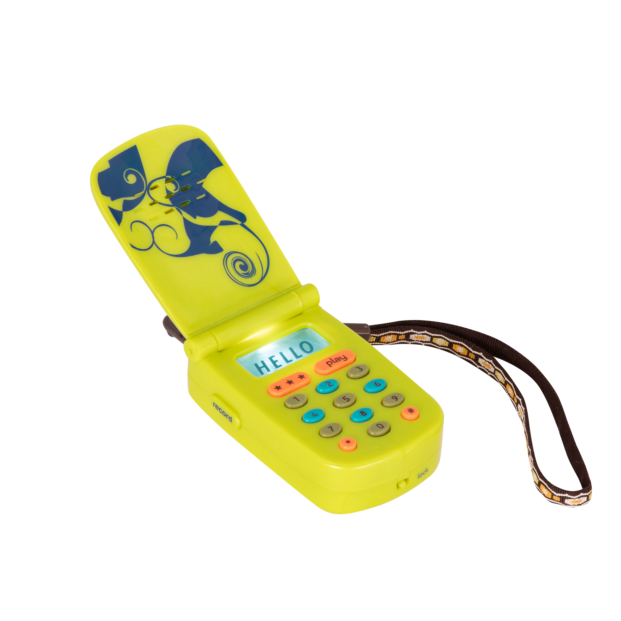 B. toys – FunKeys; Hellophone