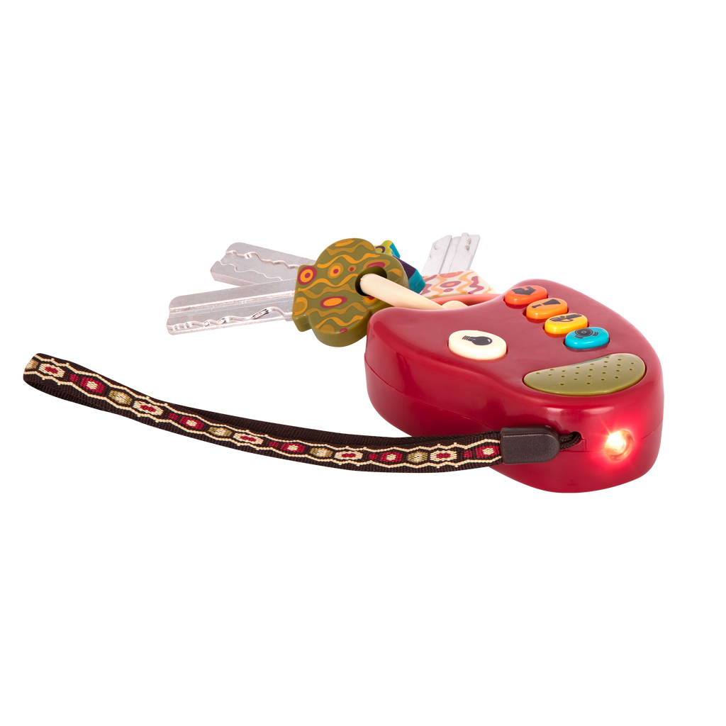 B. toys – FunKeys; Hellophone