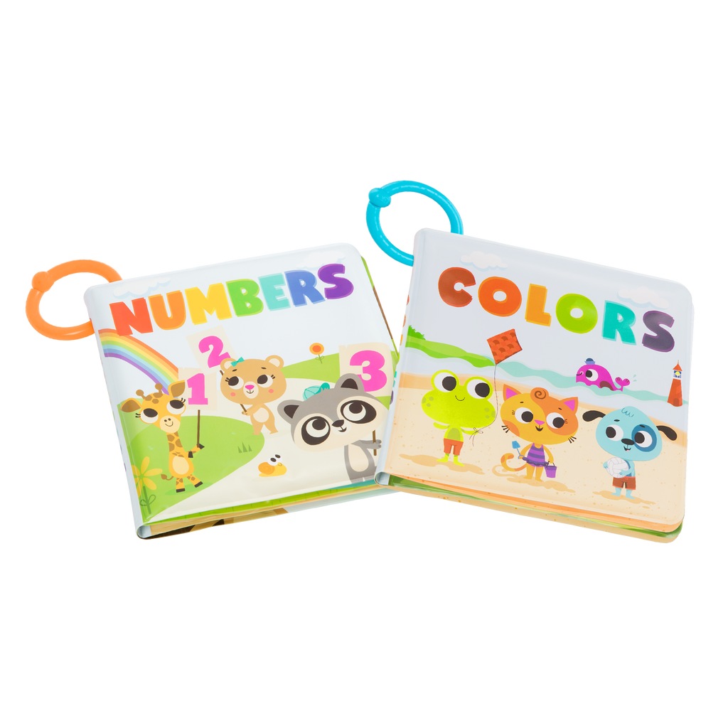 Waterproof bath book for babies numbers colors