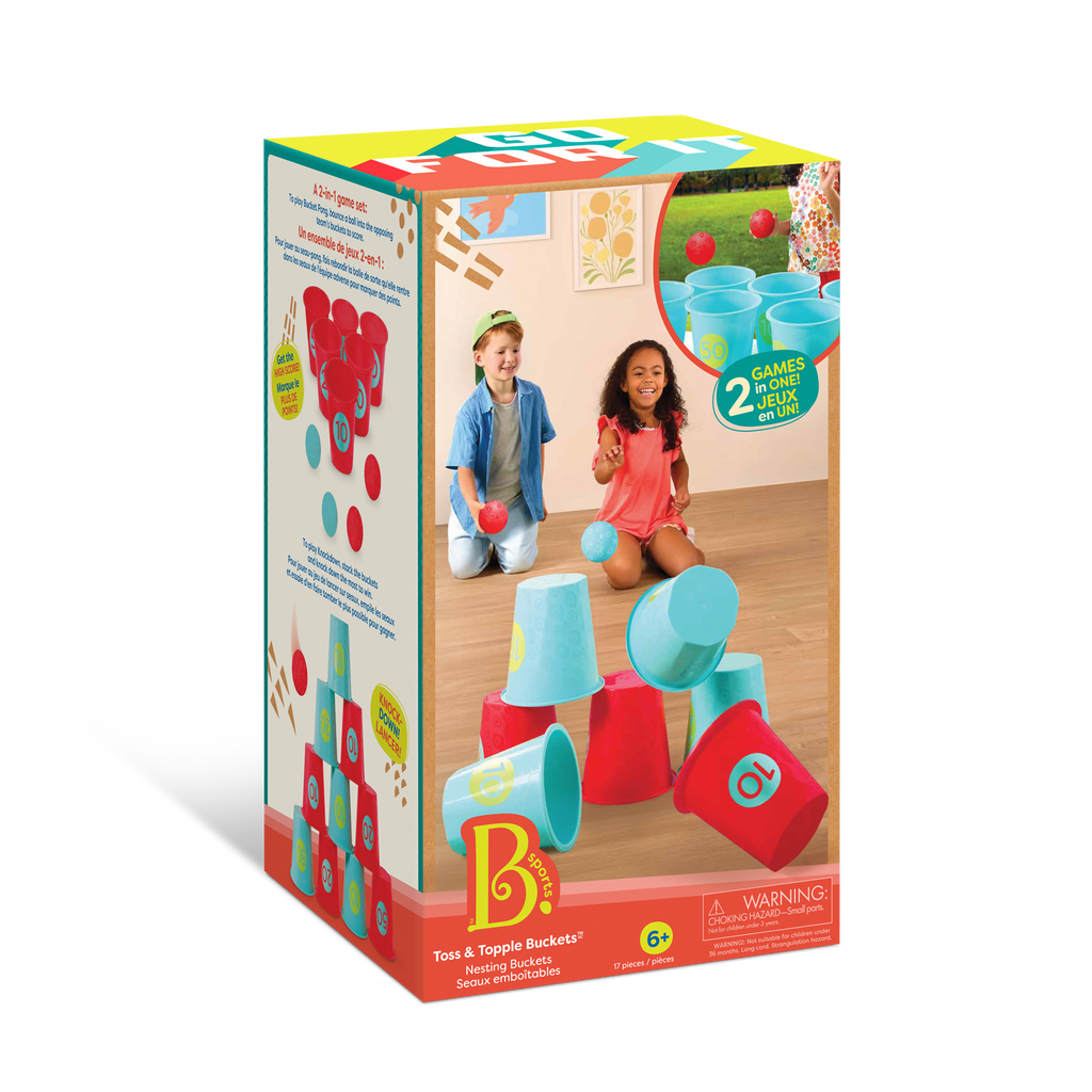 B. toys - Toss & Topple Buckets™