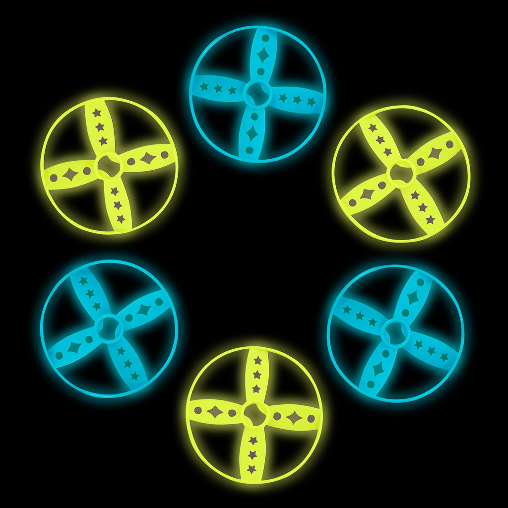 Light-up disc launcher toy