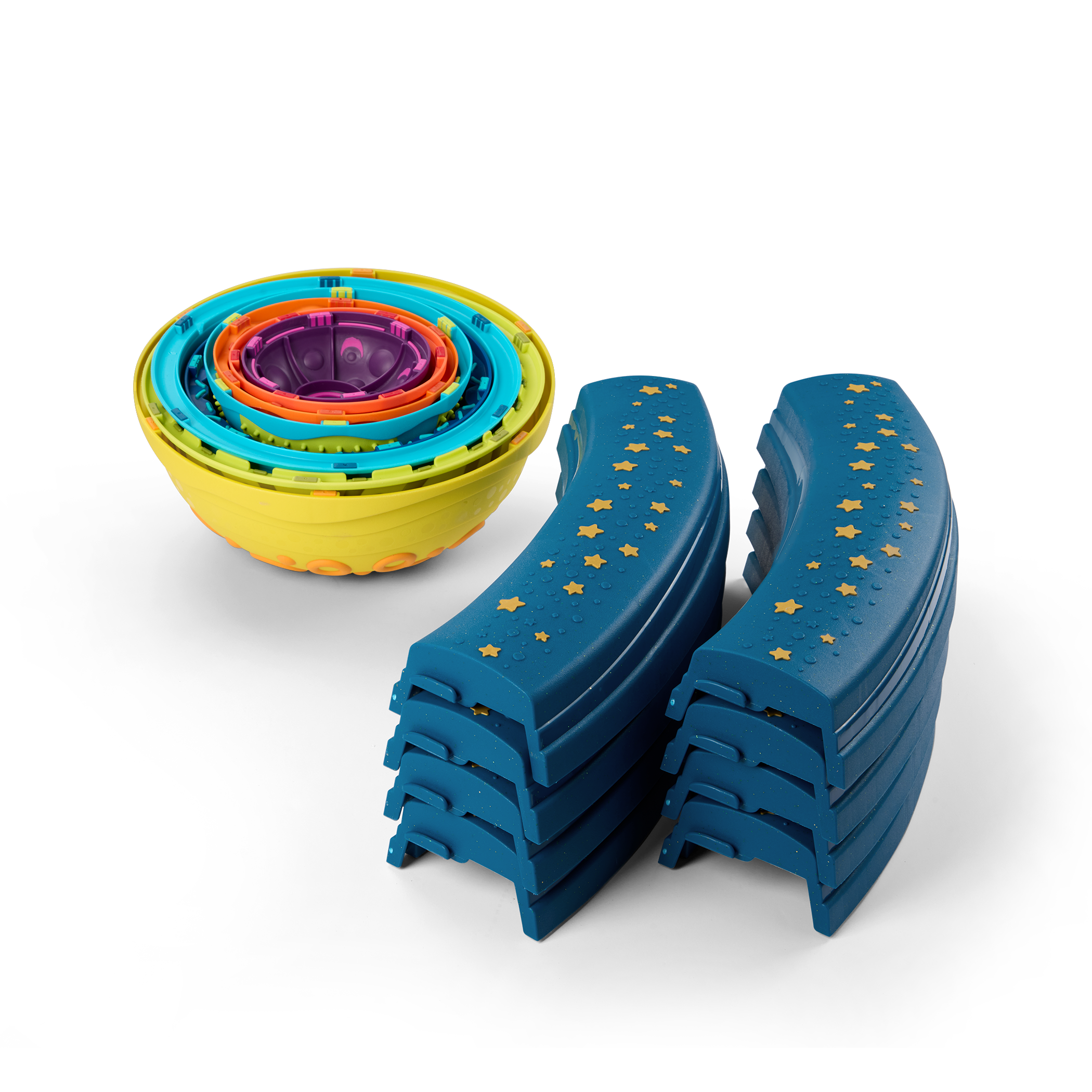 Solar system balance beams for kids