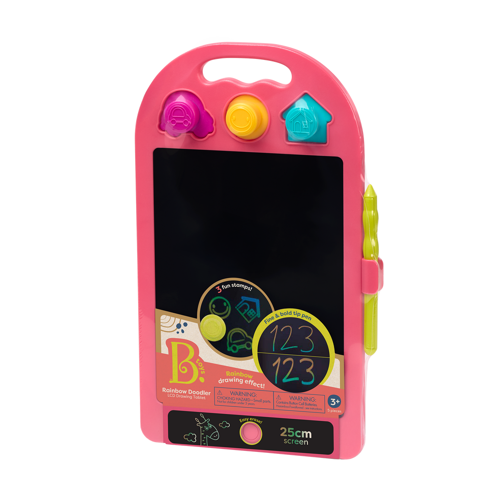 B. toys - Rainbow Doodle Pink