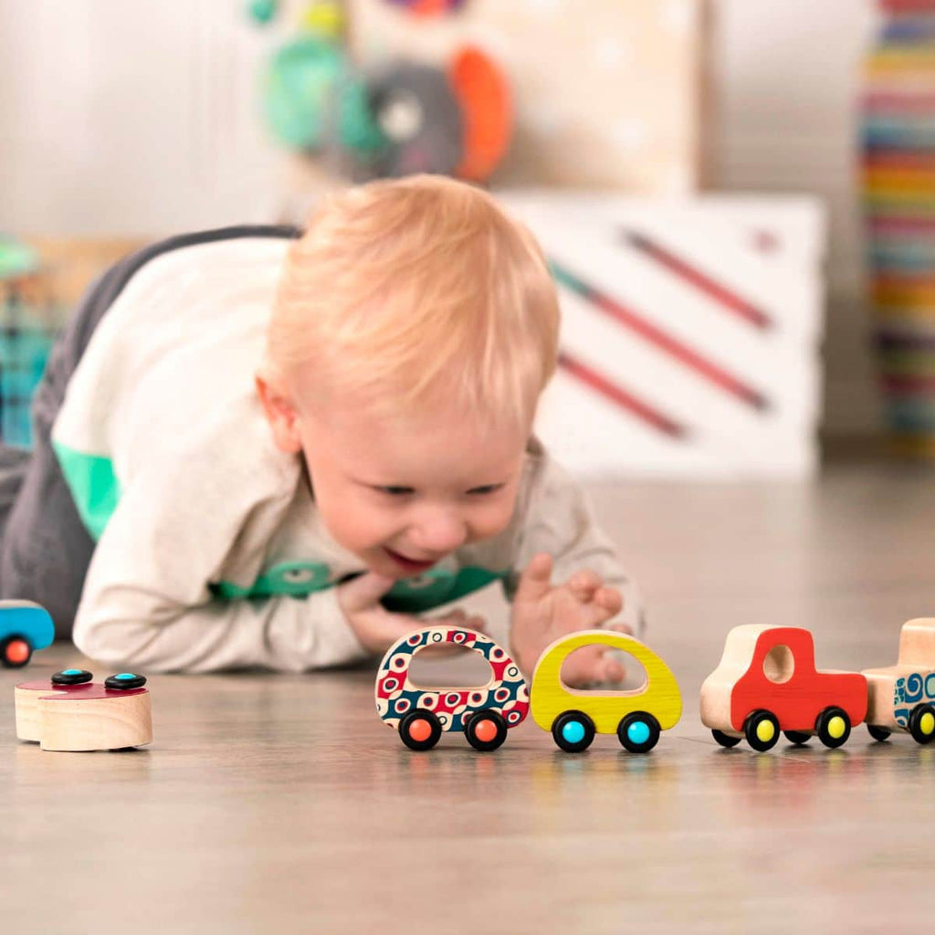 Mini wooden lime bug car