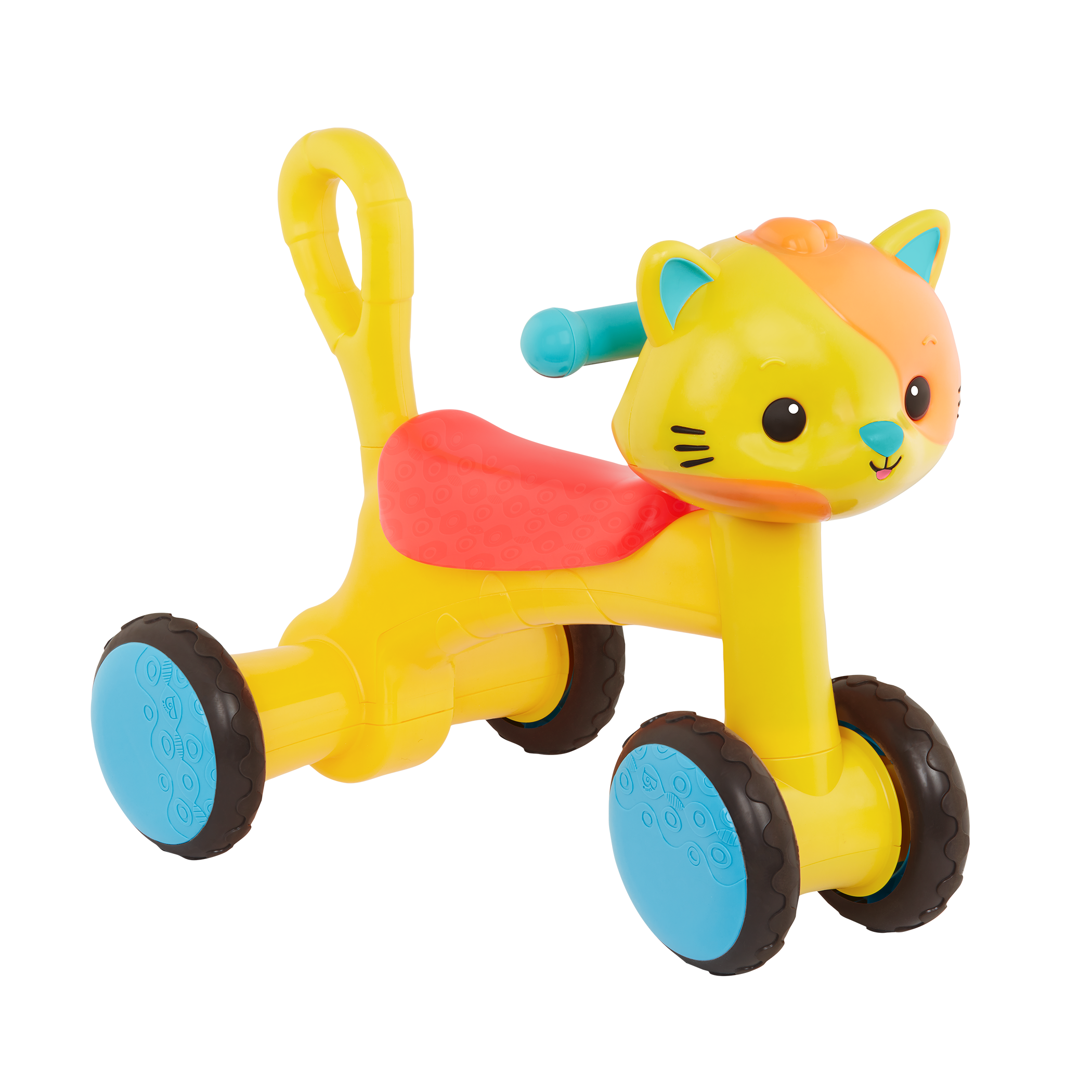 Cat ride-on.