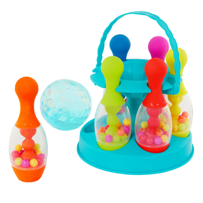 Toy bowling set.