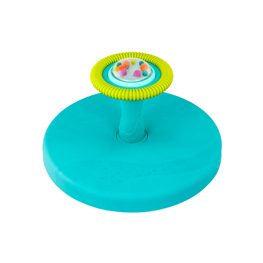 Twirly time spinning seat toy for toddlers
